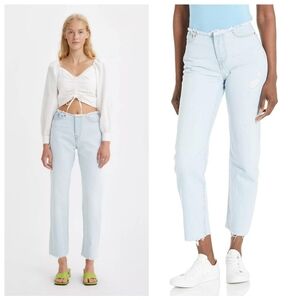 🆕️ Levi's Women's Ripped Waist Wedgie Jeans Size 25 Grunge Preppy